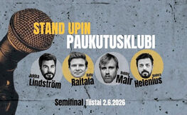 Stand Upin Paukutusklubi - Aatu Raitala, Anders Helenius, Jukka Lindström & Bobby Mair