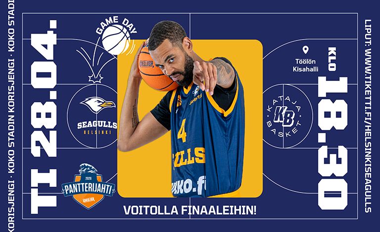 7. välierä: Helsinki Seagulls - Kataja Basket Liput