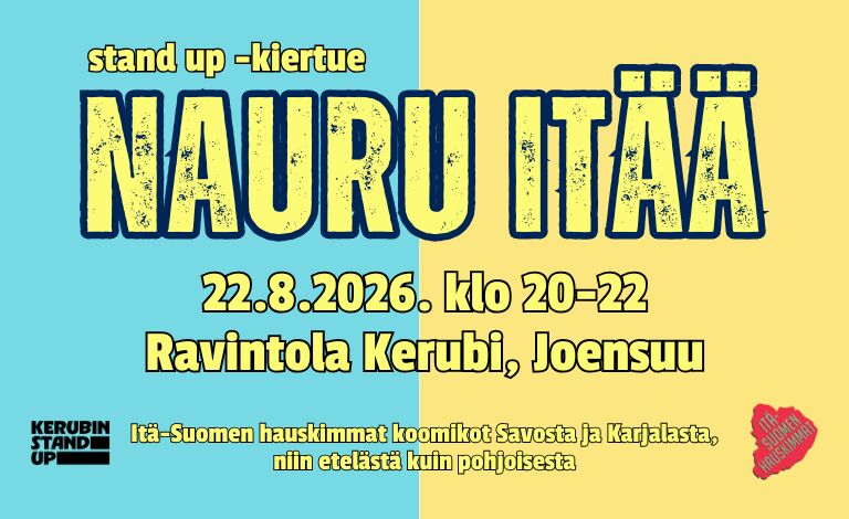 Kerubin stand up: Itä-Suomen Hauskimmat - Nauru Itää Liput