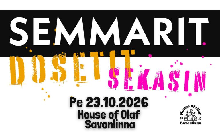 Semmarit: Dosetit sekaisin -klubikiertue 2026 Tickets