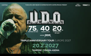 U.D.O (GER) - Triple Anniversary tour 2027 + Striker