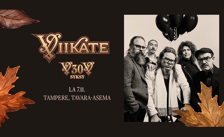 Viikate 30-vuotiskonsertti + Krypta Liput