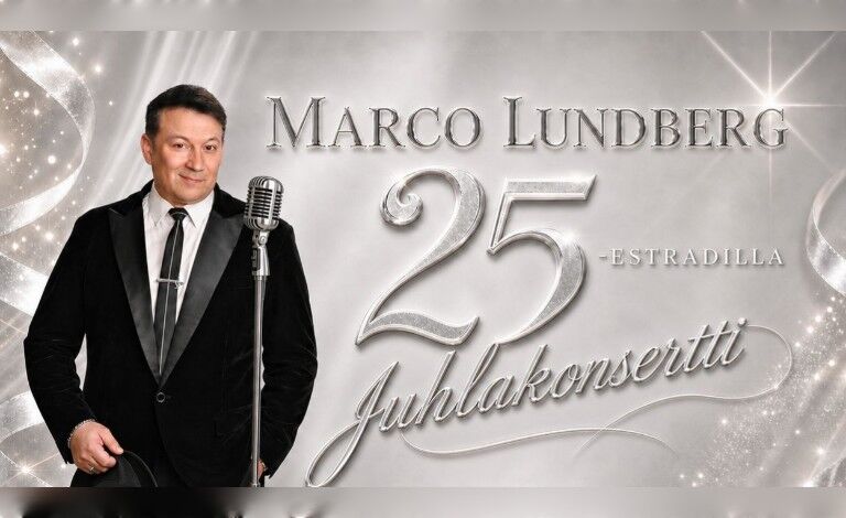 Marco Lundberg 25v estradilla -juhlakonsertti Liput