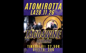 Taco 4 Wine goes LIVE! - Atomirotta