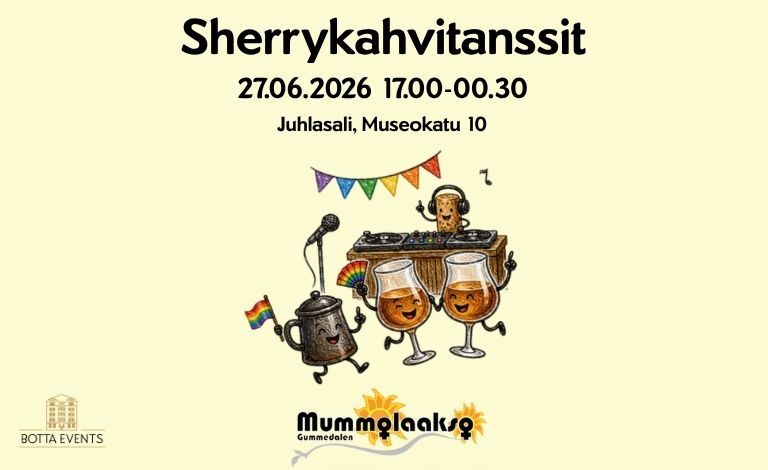 Sherrykahvitanssit Liput