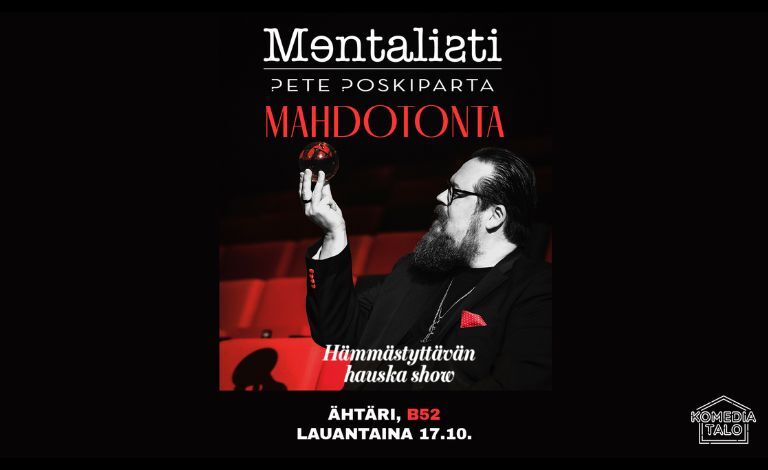 Mentalisti Pete Poskiparta: Mahdotonta Liput