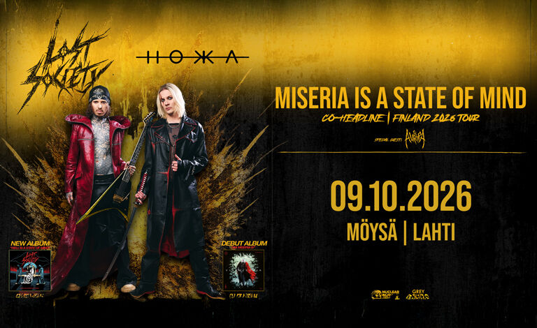 Lost Society & HOKKA + Support: St. Aurora Liput