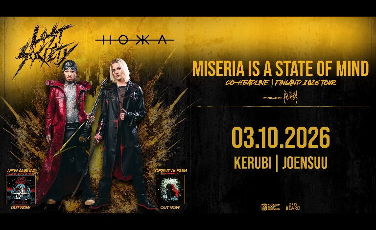 Lost Society & HOKKA + Support: St. Aurora Liput