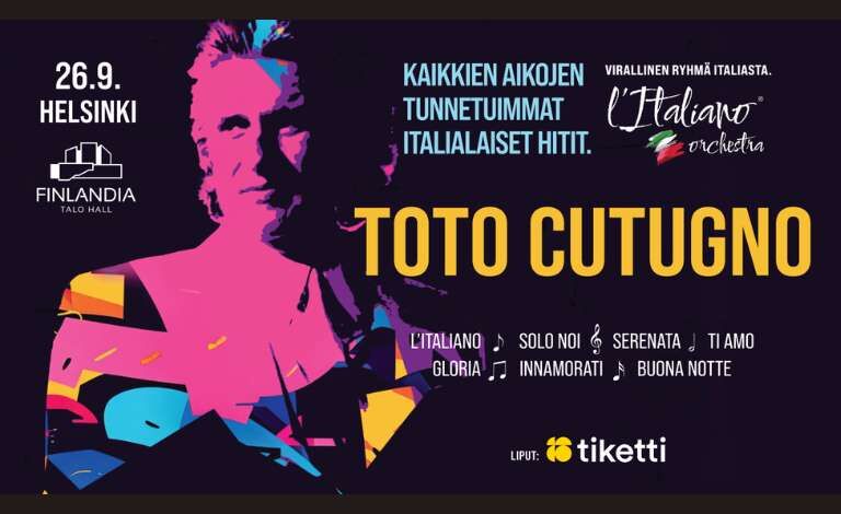 Toto Cutugno: Italian suurimmat hitit livenä Liput