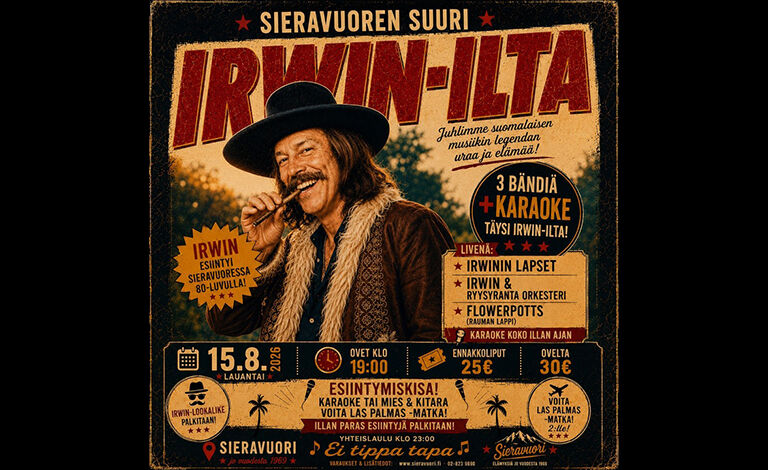 Irwin-kvelden — Lomakeskus Sieravuori, Eura