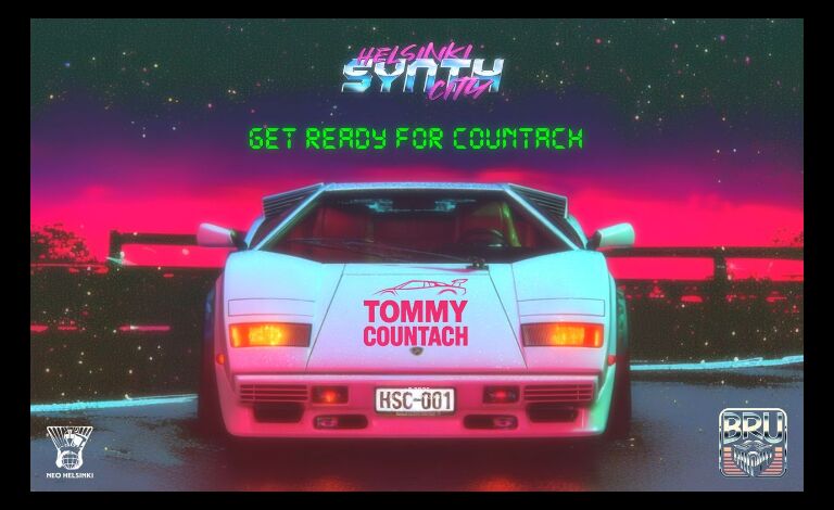 Helsinki Synth City - Get ready for Countach Liput