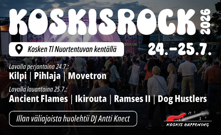 Koskisrock 2026 Liput