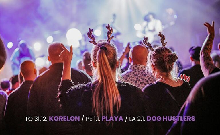 UV Bilelippu: 3 iltaa (Korelon, Playa, Dog Hustlers) Liput