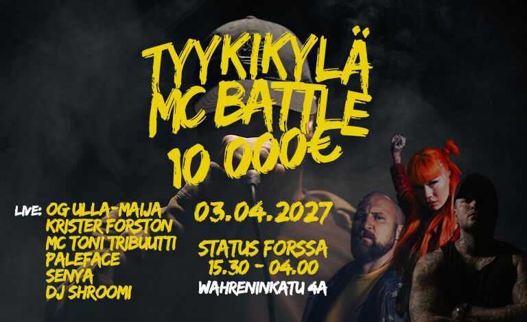Tyykikylä MC Battle Liput