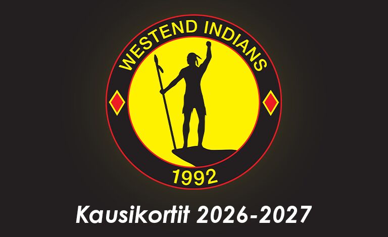 Westend Indians kausikortti 2026-2027 Liput