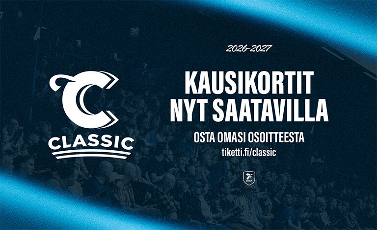 Salibandy Club Classic naiset kausikortti 2026-2027 Liput