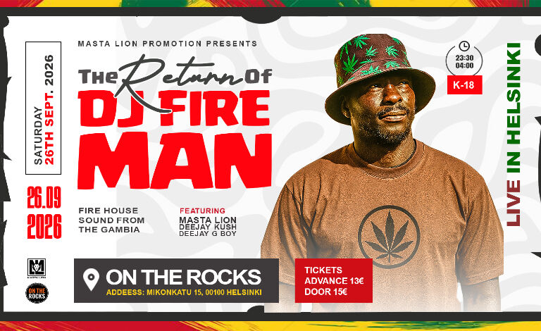 The return of DJ Fireman (GMB) feat. Masta Lion, Deejay Kush, Deejay G Boy Liput