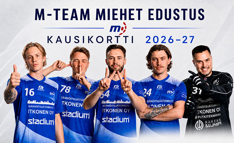 M-Team miesten Inssi-Divari 2026-2027 kausikortti Liput