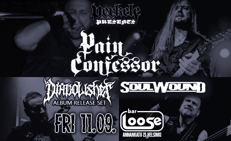 Pain Confessor, Diabolisher, Soulwound Tickets