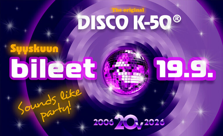 DISCO K-50® Liput