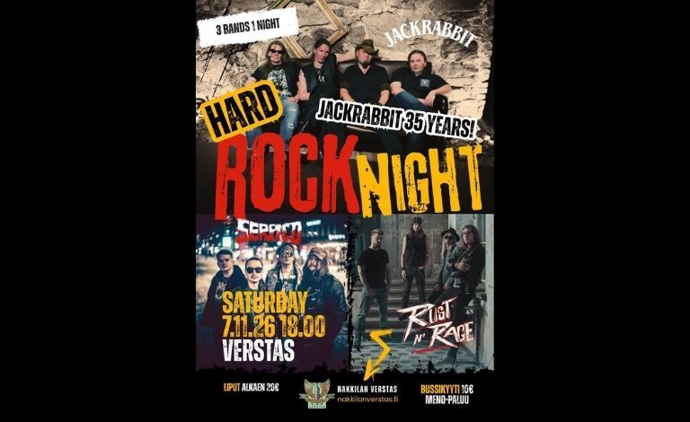 Hard Rock Night - Jackrabbit 35 Years! Liput