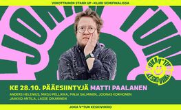 Joka v*tun keskiviikko: Matti Paalanen liput