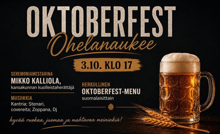Octoberfest Ohelanaukeella – Ohelanaukee, Jyväskylä