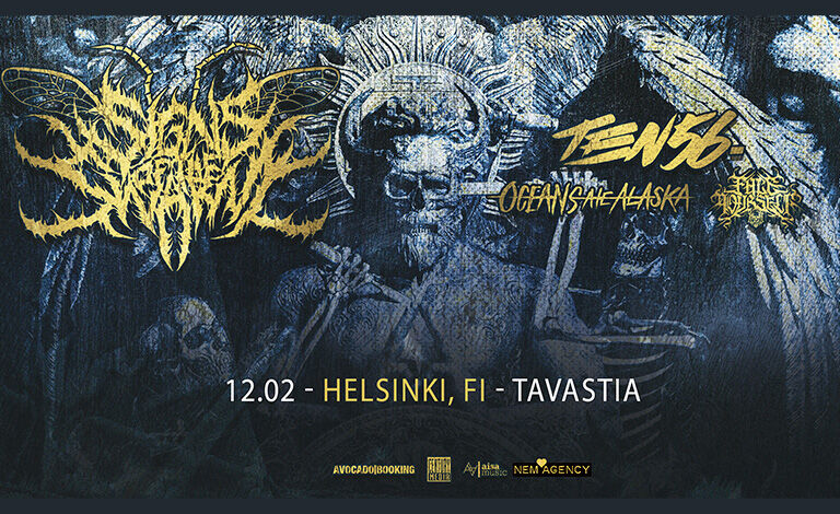 Signs of the Swarm (USA), Ten56 (Fra), Oceans Ate Alaska (UK) & Face Yourself (Fra-USA) Liput