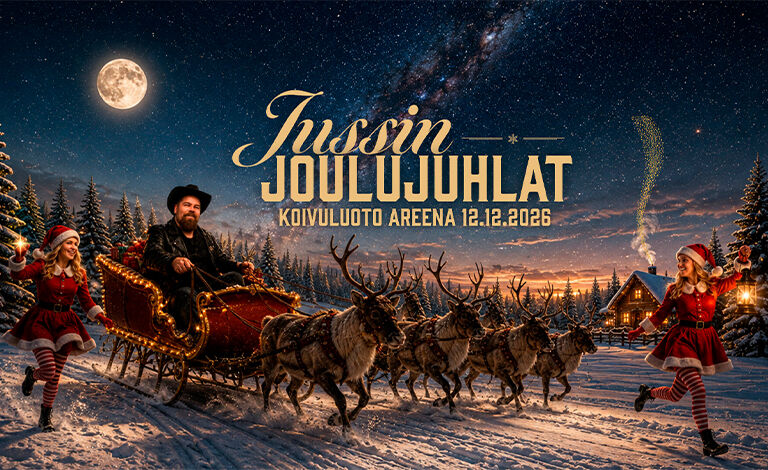 Jussin Joulujuhlat – Koivuluoto Areena, Raahe