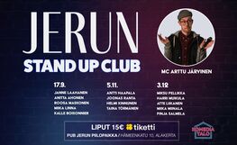 Jerun Stand Up Club -treeni-illat liput
