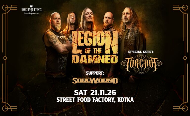 Legion Of The Damned + Torchia & Soulwound Liput