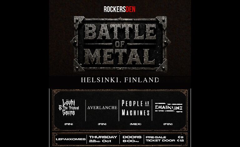 Battle of Metal - Mexico vs Finland Liput