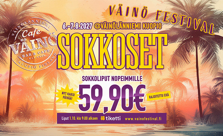 Väinö Festival 2027 Liput