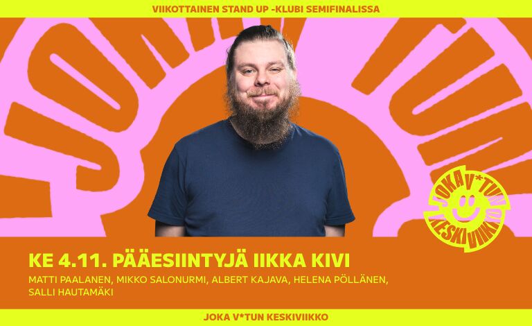 Joka v*tun keskiviikko: Iikka Kivi Liput