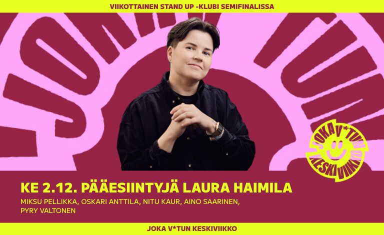 Joka v*tun keskiviikko: Laura Haimila Liput