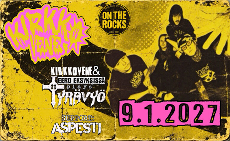 Kirkkovene & Eero Eksyksissä plays Tyrävyö, Aspesti Liput