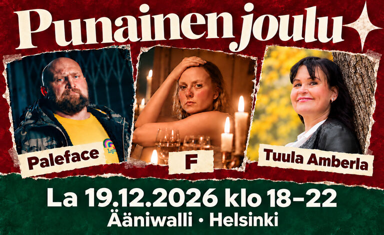 Punainen joulu: F, Tuula Amberla, Paleface Liput