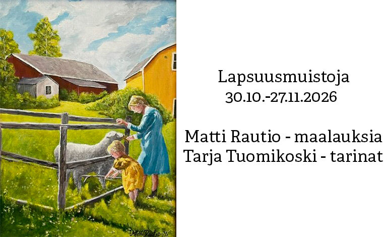 Raahesalin aulagallerian näyttely 30.10.-27.11.2026 ﻿