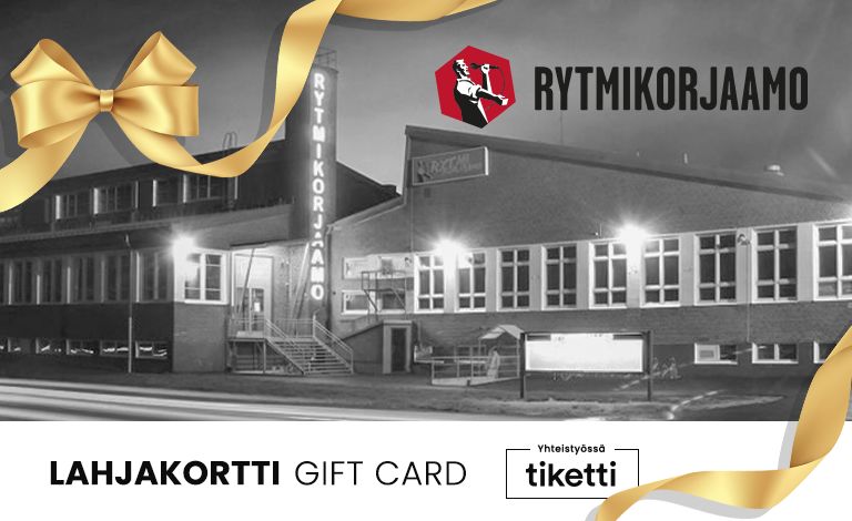 Rytmikorjaamon lahjakortti Liput