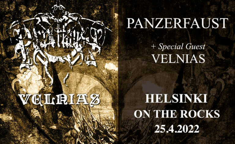 Panzerfaust (CAN) with special guest Velnias (USA) Liput