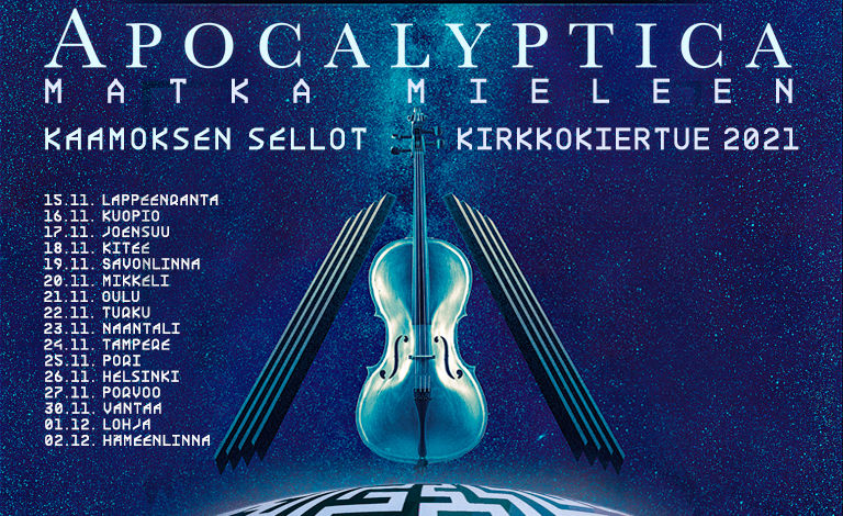 Apocalyptica: Matka Mieleen – Kaamoksen Sellot -kiertue Tickets
