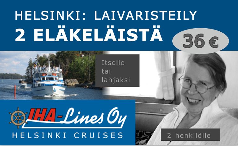 Helsinki Cruise for two Senior Guests Tickets