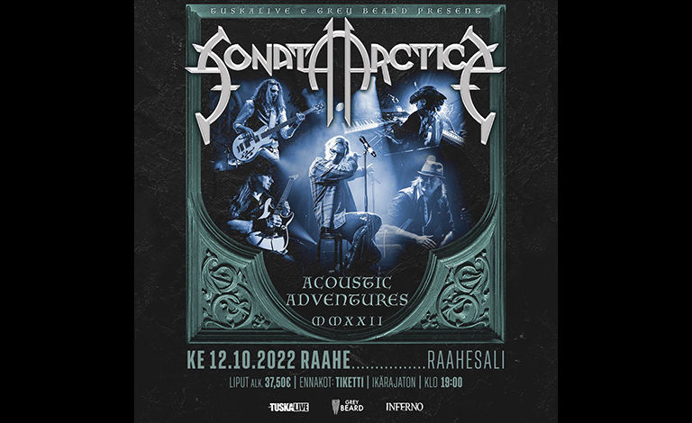 Sonata Arctica – Acoustic Adventures 2022 Biljetter