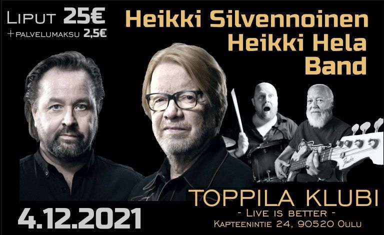 Heikki Silvennoinen & Heikki Hela Band Biljetter