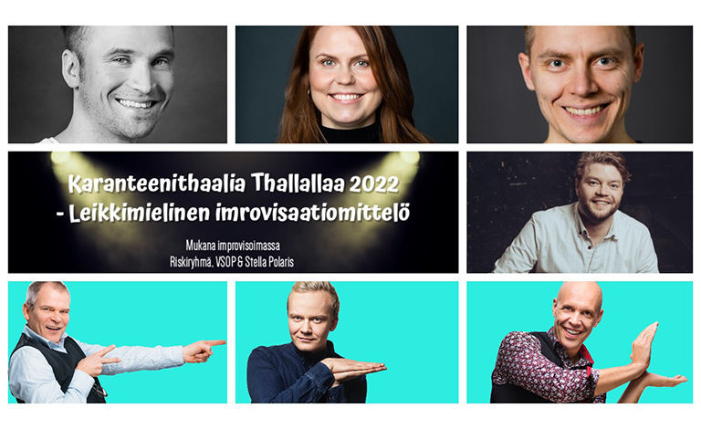 Karanteenithaalia Thallallaa 2022 - Leikkimielinen improvisaatiomittelö, osa 1 Tickets