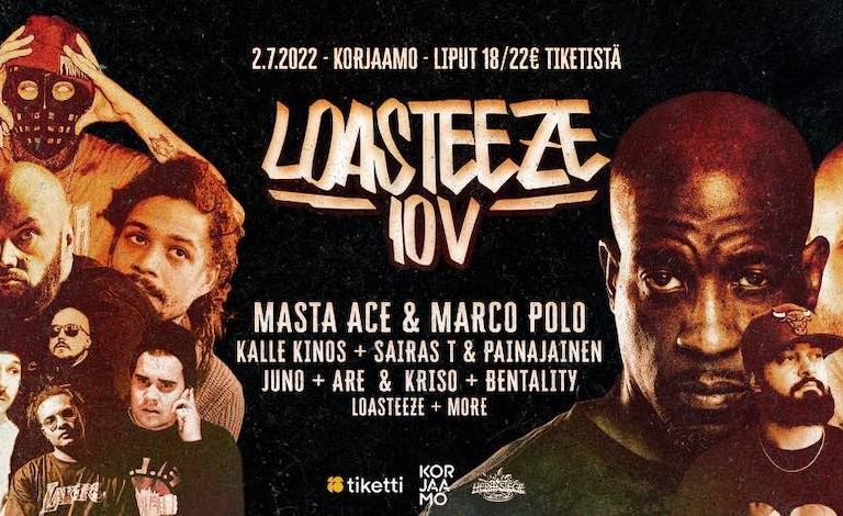 Loasteeze 10v: Masta Ace & Marco Polo + mera Biljetter