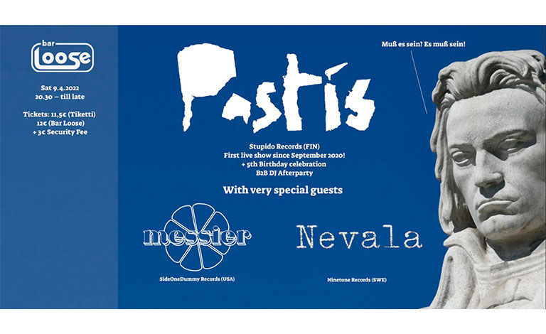 Pastis, messier & Nevala Tickets