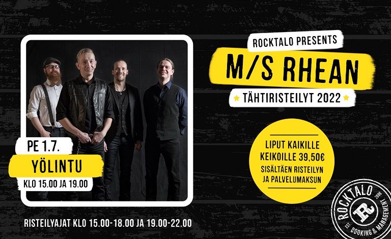 M/S Rhean Tähtiristeilyt: Yölintu (at 19:00) Tickets