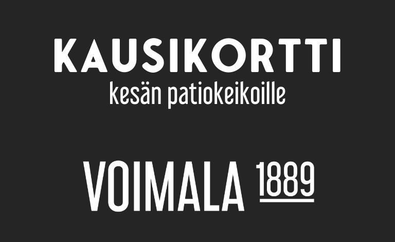 Voimala 1889:n patiokeikat - kausikortti 2022 Liput