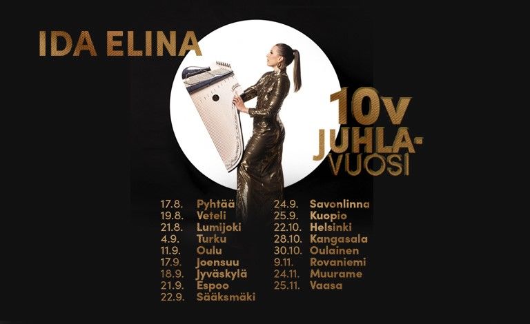 Ida Elina 10-vuotisjuhlakiertue Biljetter
